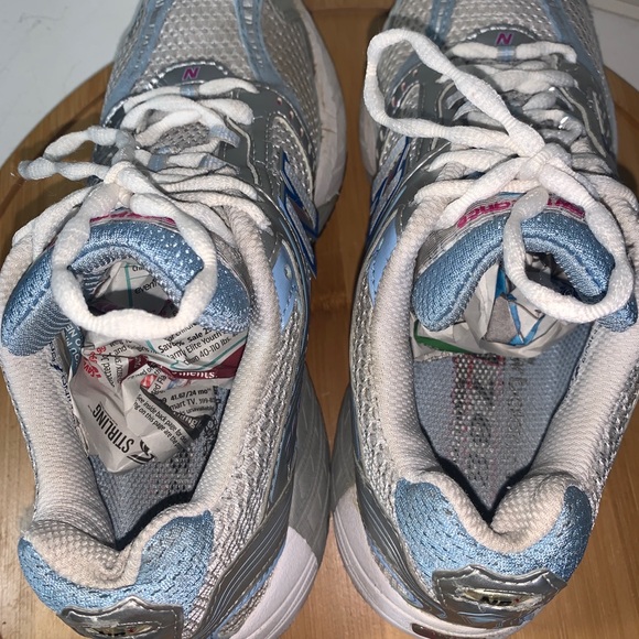 NEW BALANCE 768 Women’s Shoes Silver Baby Blue Abzorb RCTEVR NLOCK - Picture 4 of 7